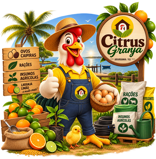 Mascote Citrus Granja Araruama